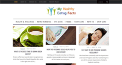 Desktop Screenshot of myhealthyeatingfacts.com