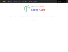 Tablet Screenshot of myhealthyeatingfacts.com